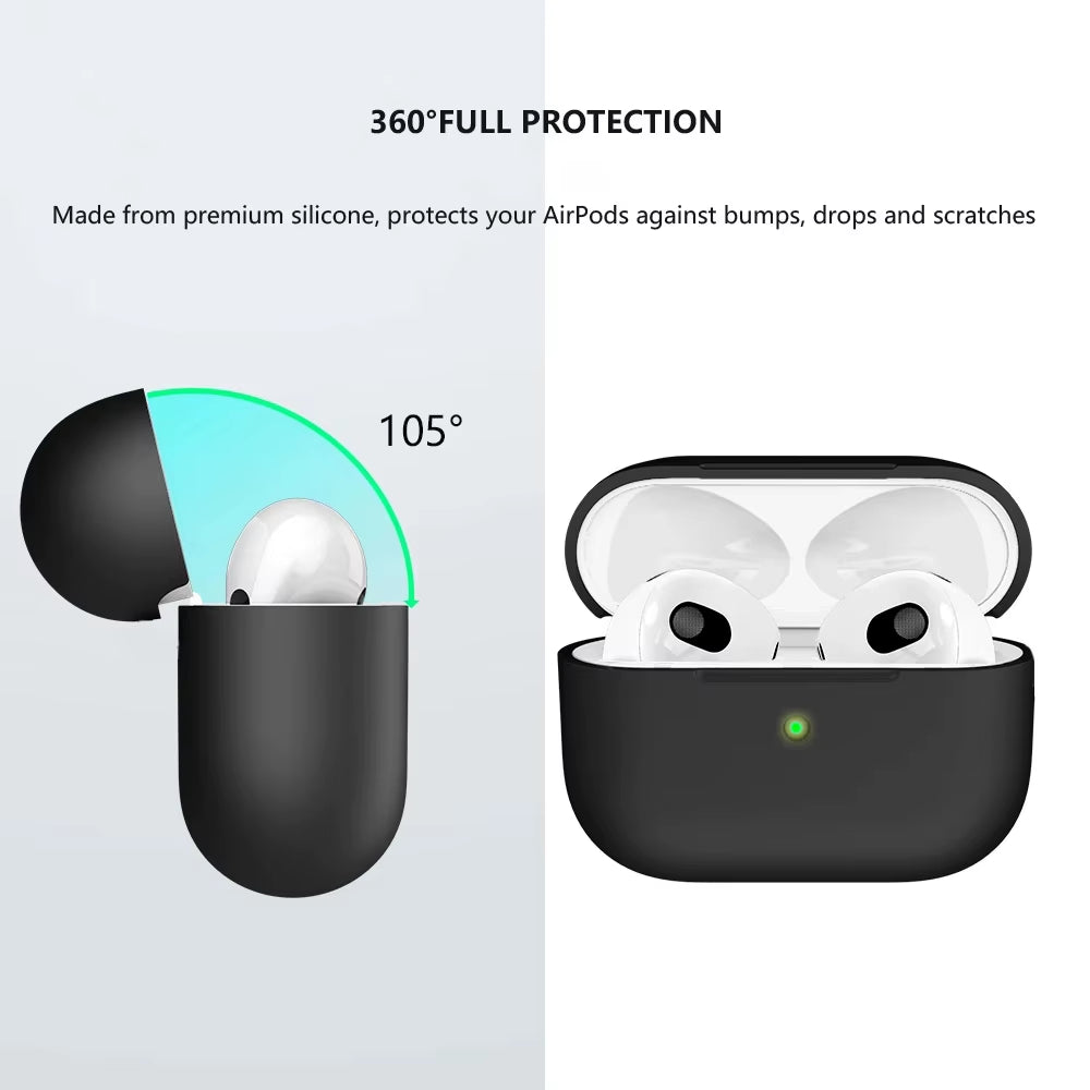 Ultra-Thin Silicone Earphone Cases for Airpods 1/2, Airpods 3 Protective Headphones Case for Apple Airpods Pro 2 Airpods Covers